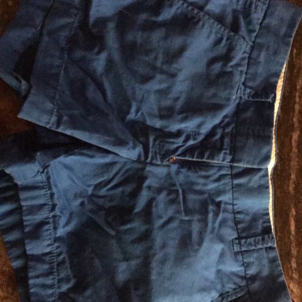 Bright blue jcrew shorts (pics came out darker)
